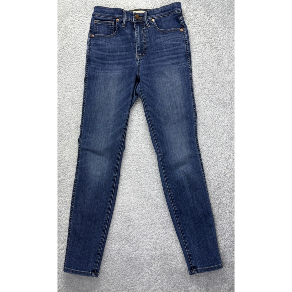 Madewell 10" High Rise Skinny Jeans Women's 27 Medium Wash Stretch Denim